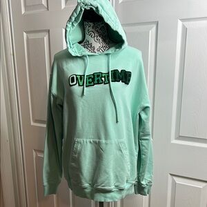 Overtime Mint Green Women's Hoodie Large